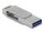 DELOCK USB-Stick 5 Gbps USB-C + Typ-A 256 GB - Metallgehäuse