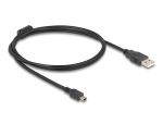 DeLOCK 84912 USB Kabel USB 2.0 1 m USB A Mini-USB B 0,48 Gbit/s Schwarz