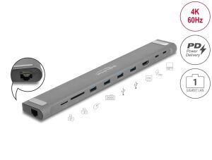 DELOCK Slim Dockingstation 4K USB Type-C I / USB 3.2 Gen 1