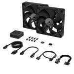 Corsair iCUE LINK RX140 Computergehäuse Ventilator 14 cm Schwarz 2 Stück(e)
