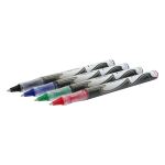 Genie 40018 Tintenroller Stick Pen Schwarz, Blau, Grün, Rot 12 Stück(e)