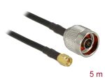DELOCK HF Kabel SMA -> N St/St 5.00m low loss
