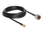 DELOCK HF Kabel SMA -> N St/St 5.00m low loss