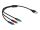 DELOCK USB Ladekabel 3in1 Lightning/MicroUSB/USB Type-C 30cm