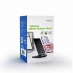 Gembird EG-WPC10-02 Ladegerät für Mobilgeräte Smartphone Schwarz Gleichstrom Kabelloses Aufladen Drinnen
