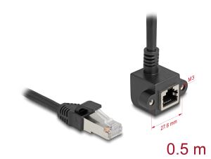 DELOCK Netzwerk Verlängerungsk. RJ45 St > RJ45 Bu gew. 0,5m
