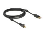 DELOCK Displayport Kabel mini DP -> DP St/St 2.00m 4K +Schra