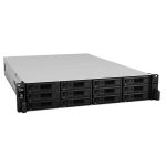 Synology RX1217RP Disk-Array 0 TB Rack (2U) Schwarz, Grau