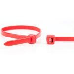 WKK 11032271 Kabelbinder Lösbarer Kabelbinder Kunststoff Rot 100 Stück(e)