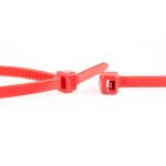 WKK 11032271 Kabelbinder Lösbarer Kabelbinder Kunststoff Rot 100 Stück(e)