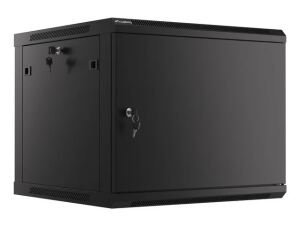 Lanberg WF01-6609-00B Rack 9U Wandmontiertes Regal Schwarz