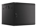 Lanberg WF01-6609-00B Rack 9U Wandmontiertes Regal Schwarz