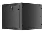 Lanberg WF01-6609-00B Rack 9U Wandmontiertes Regal Schwarz