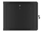 Lanberg WF01-6609-00B Rack 9U Wandmontiertes Regal Schwarz