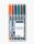 Staedtler 316 WP6 Marker 1 Stück(e) Schwarz, Blau, Braun, Grün, Orange, Rot