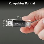 Intenso Twist Line USB-Stick 512 GB USB Type-A / USB Type-C 3.2 Gen 1 (3.1 Gen 1) Anthrazit