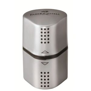 Faber-Castell Grip 2001 Manueller Bleistiftspitzer Silber