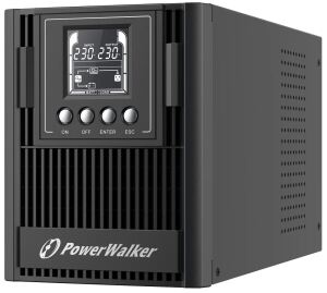 PowerWalker VFI 1000 AT Unterbrechungsfreie Stromversorgung (USV) Doppelwandler (Online) 1 kVA 900 W 3 AC-Ausgänge