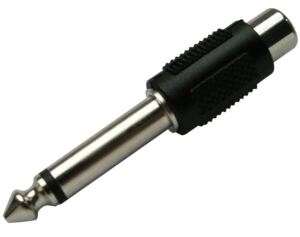 Schwaiger KHA4010 533 RCA 6.3mm Schwarz