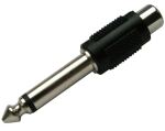 Schwaiger KHA4010 533 RCA 6.3mm Schwarz