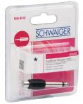 Schwaiger KHA4010 533 RCA 6.3mm Schwarz