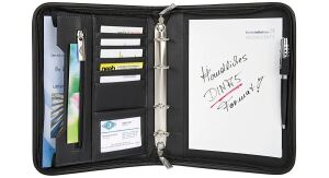 Wedo 58 5101 Personal Organizer Leder, Nylon Schwarz
