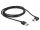 DELOCK Easy-USB-Kab.2.0 A(gewink. re/li)-> EUS-A 2.0m schw