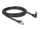 Delock GigE Kamera Kabel RJ45 St 45° gedreht und 90° gewink.