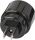 Brennenstuhl 1508450 Netzstecker-Adapter Typ C (Euro-Stecker) Typ A Schwarz