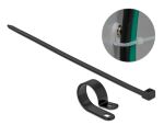 DELOCK Befestigungsschelle 25,4 mm mit KBI 300x7,2mm schwarz