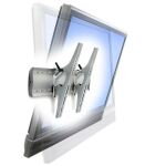 Ergotron 61-143-003 TV-Halterung Silber
