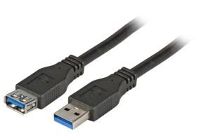 EFB Elektronik K5237.5 USB Kabel USB 3.2 Gen 1 (3.1 Gen 1) 5 m USB A Schwarz