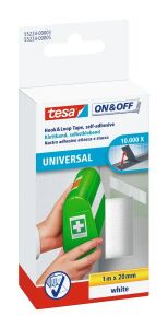 TESA On & Off Klettband zum Aufkleben