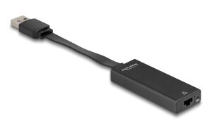 DELOCK USB Typ-A Adapter zu Gigabit LAN slim