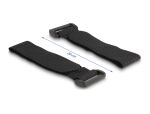 DeLOCK Klettpad selbstklebend mit Klett-Kabelbinder Set...