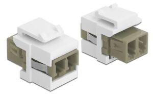 DELOCK Keystone LC Duplex Buchse