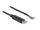 DeLOCK Adapterkabel USB 2.0 Typ-A zu seriell RS-232 mit 9 offenen Kabelenden + Schirmung 2 m