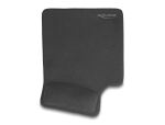 DELOCK Ergonomisches Mauspad mit Gel Linkshänder schwarz