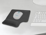 DELOCK Ergonomisches Mauspad mit Gel Linkshänder schwarz