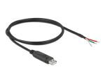 DeLOCK Adapterkabel USB 2.0 Typ-A zu seriell RS-232 mit 3...