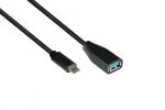 Alcasa 2811-OTG USB Kabel USB 3.2 Gen 1 (3.1 Gen 1) 0,1 m USB C USB A 5 Gbit/s Schwarz