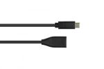 Alcasa 2811-OTG USB Kabel USB 3.2 Gen 1 (3.1 Gen 1) 0,1 m USB C USB A 5 Gbit/s Schwarz