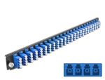 DELOCK 19" LWL Spleißbox Frontblende 24 Port...