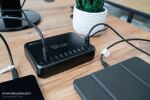 Alcasa PCA-D007S Ladegerät für Mobilgeräte Tablets Schwarz AC Schnellladung Drinnen
