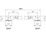 DELOCK Antennenkabel U.FL-LP-068 MHF > MHF St/St 1.13...