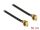 DELOCK Antennenkabel U.FL-LP-068 MHF > MHF St/St 1.13 0.50m