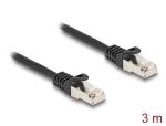 DELOCK Kabel RJ50 Stecker zu RJ50 Stecker SFTP 3 m schwarz
