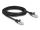 DELOCK Kabel RJ50 Stecker zu RJ50 Stecker S/FTP 3 m schwarz