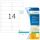 HERMA Adressetiketten transparent matt A4 99.1x38.1 mm runde Ecken Folie 350 St.