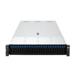 ASUS RS720A-E13-RS24G Socket SP5 Rack (2U) Schwarz, Silber
